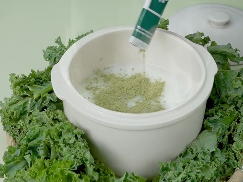 Goce Kale Powder - How to cook kale porridge for babies to save time