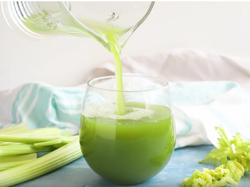 Goce Celery Powder - Results after drinking celery powder