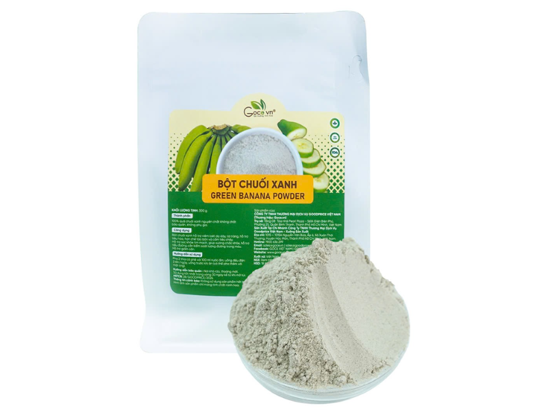  Goce Green Banana Power - Instructions for using Green Banana Powder