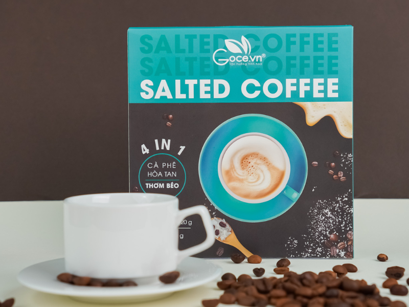 Goce Salted Coffee -  Salted coffee is delicious and has the right taste