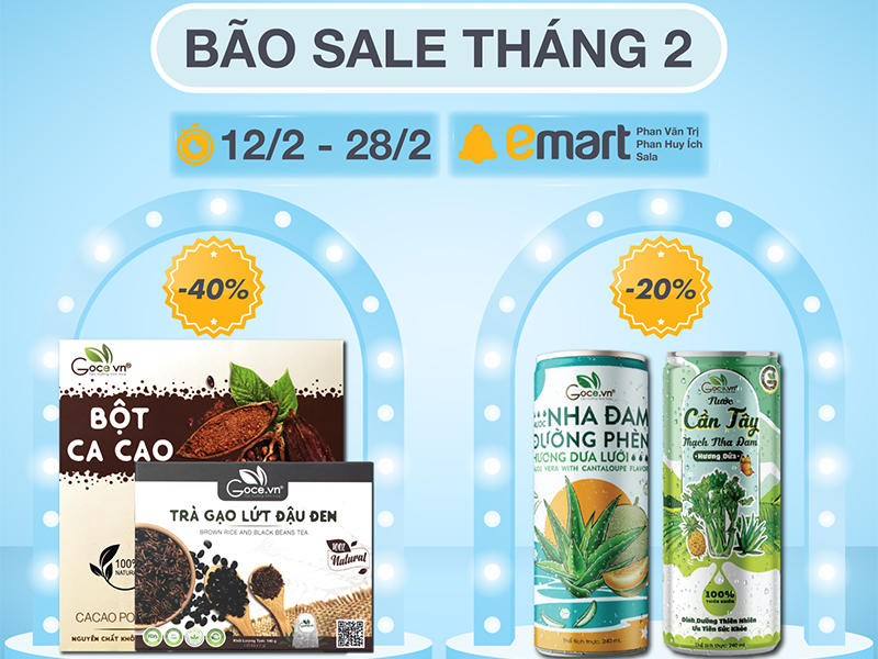 [Goce Việt Nam x Emart] - Mừng Xuân Giáp Thìn - Ưu đãi linh đình