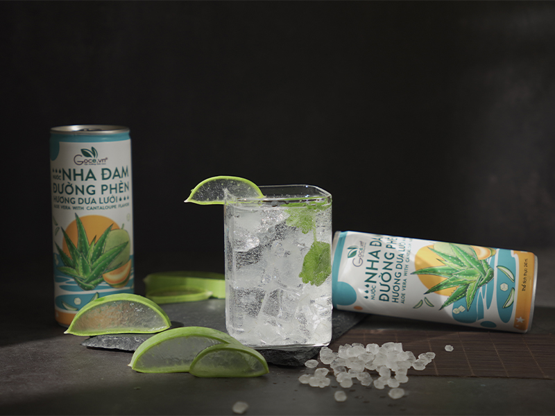 Goce Aloe Vera With Cantaloupe Flavor - Delicious and refreshing