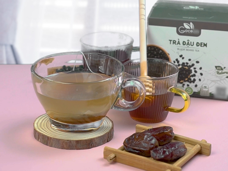 Goce Black Beans Tea - Black beans tea mixed with honey