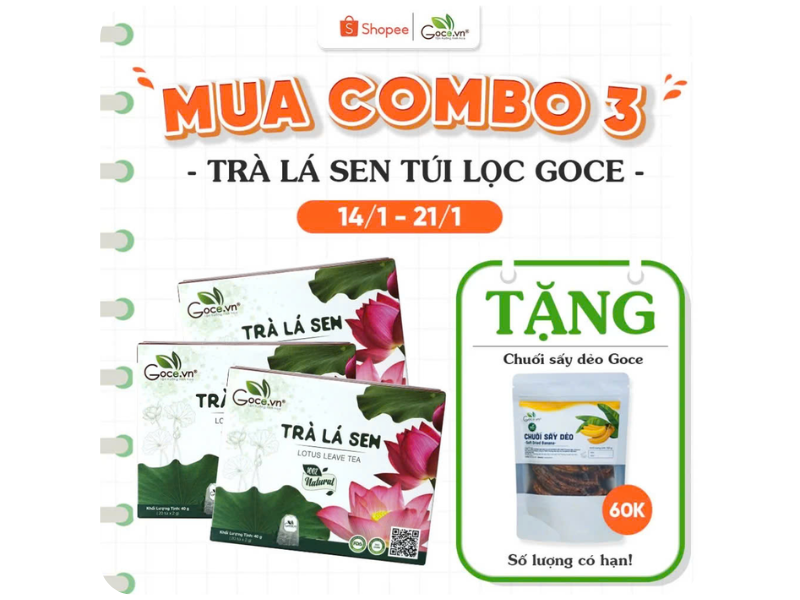 Goce Lotus Leaves Tea - Buy 3 get 1 free